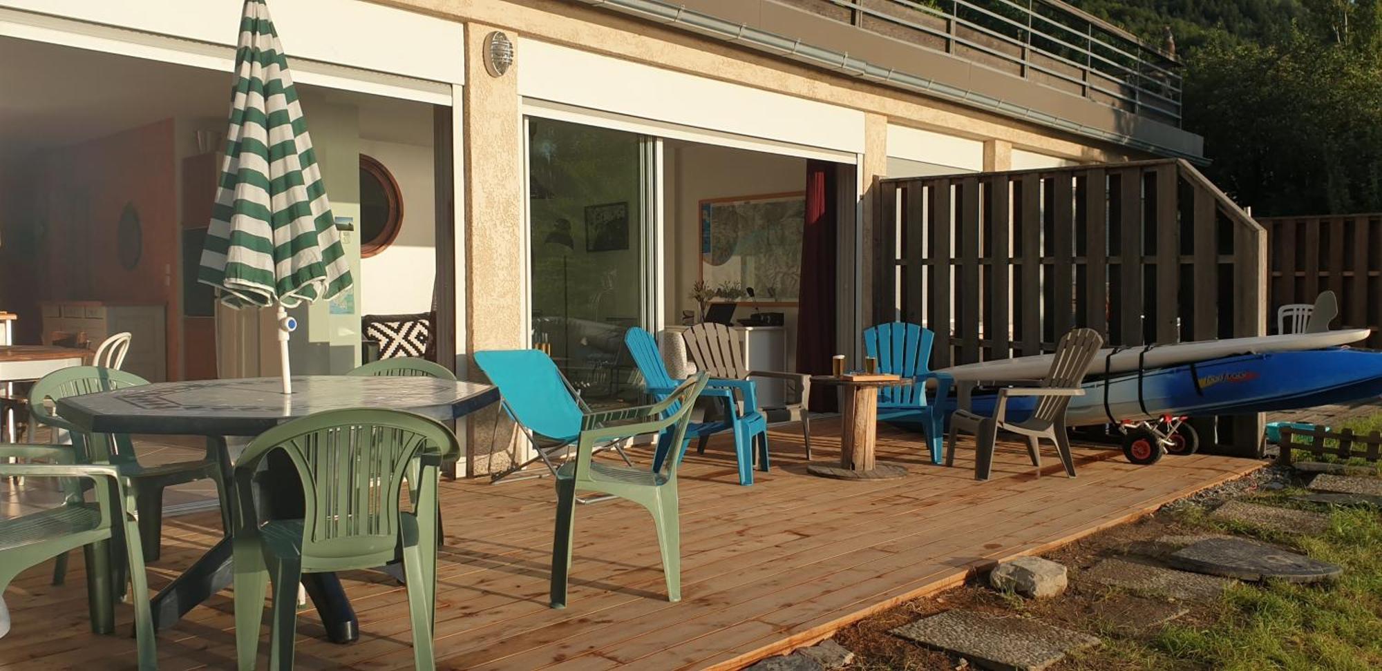 Rez De Plage-Canoe+Paddle-70M² Savines Dış mekan fotoğraf